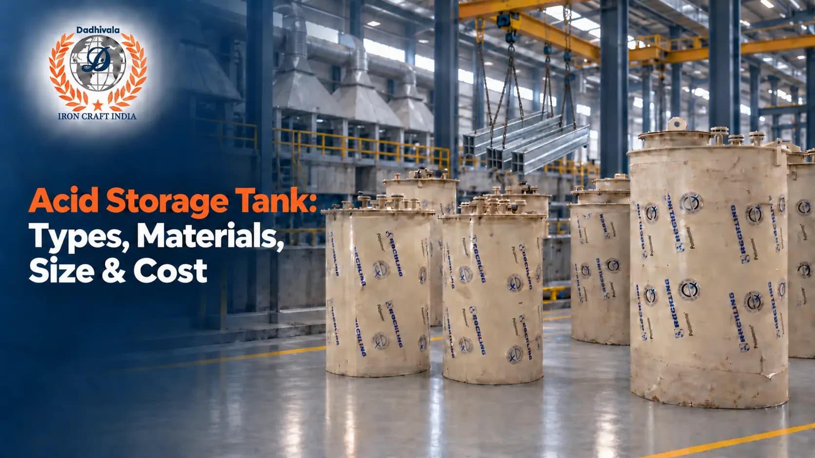 Acid Storage Tank Types Materials Size  Cost